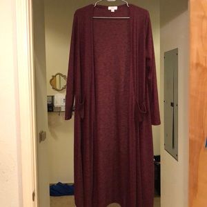 LuLaRoe Sarah duster cardigan Sz. M